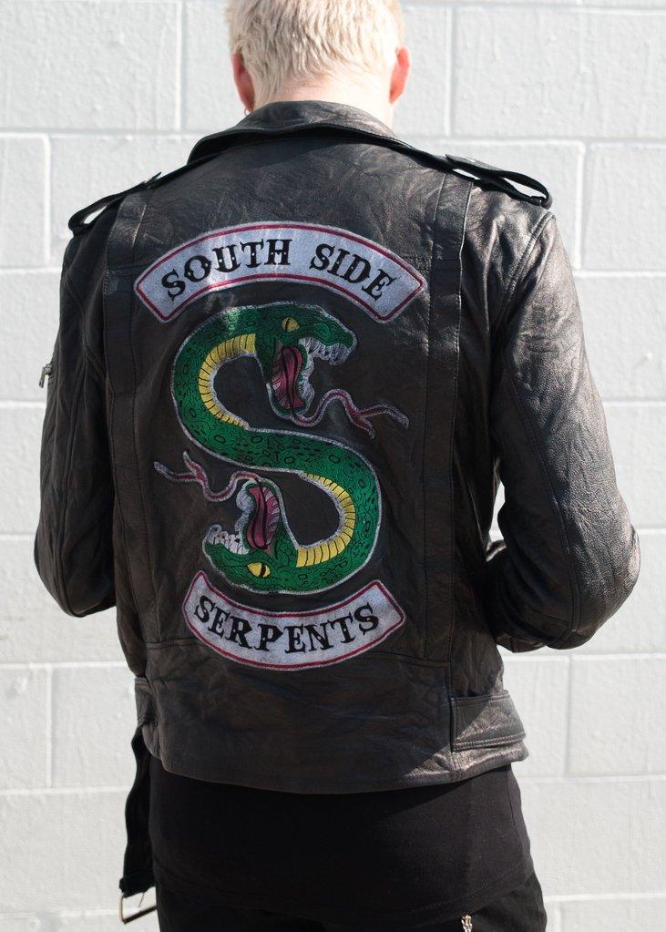 Southside Serpents Jacket Men's Southside Serpent Leather Jacket - Foto 7