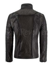 Load image into Gallery viewer, Grey Leather &amp; Suede Jacket