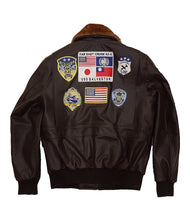 Load image into Gallery viewer, TOM CRUISE TOP GUN MAVERICK BOMBER LEATHER JACKET