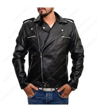 Load image into Gallery viewer, The Walking Dead Negan Leather Jacket