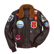 Load image into Gallery viewer, Top Gun Navy G-1 Jacket