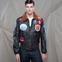 Load image into Gallery viewer, Top Gun Navy G-1 Jacket