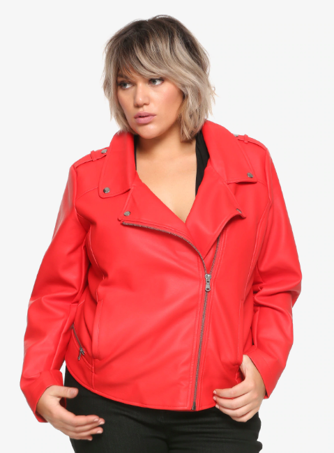 RIVERDALE CHERYL SOUTHSIDE SERPENTS FAUX LEATHER RED GIRLS JACKET PLUS Doce Store
