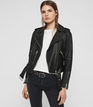 Load image into Gallery viewer, Women&#39;s BALFERN LEATHER BIKER JACKET