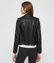 Load image into Gallery viewer, Women&#39;s BALFERN LEATHER BIKER JACKET