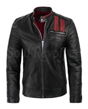Load image into Gallery viewer, Mens Vintage Leather Jacket