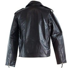 Load image into Gallery viewer, Xelement B7100 &#39;Classic&#39; Men&#39;s Black TOP GRADE Leather Motorcycle Biker Jacket