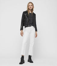 Load image into Gallery viewer, Women&#39;s FIA LEATHER BIKER JACKET