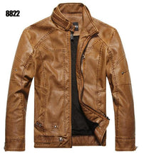 Load image into Gallery viewer, New arrive brand motorcycle leather jacket men men&#39;s leather jackets
