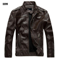 Load image into Gallery viewer, New arrive brand motorcycle leather jacket men men&#39;s leather jackets
