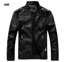 Load image into Gallery viewer, New arrive brand motorcycle leather jacket men men&#39;s leather jackets
